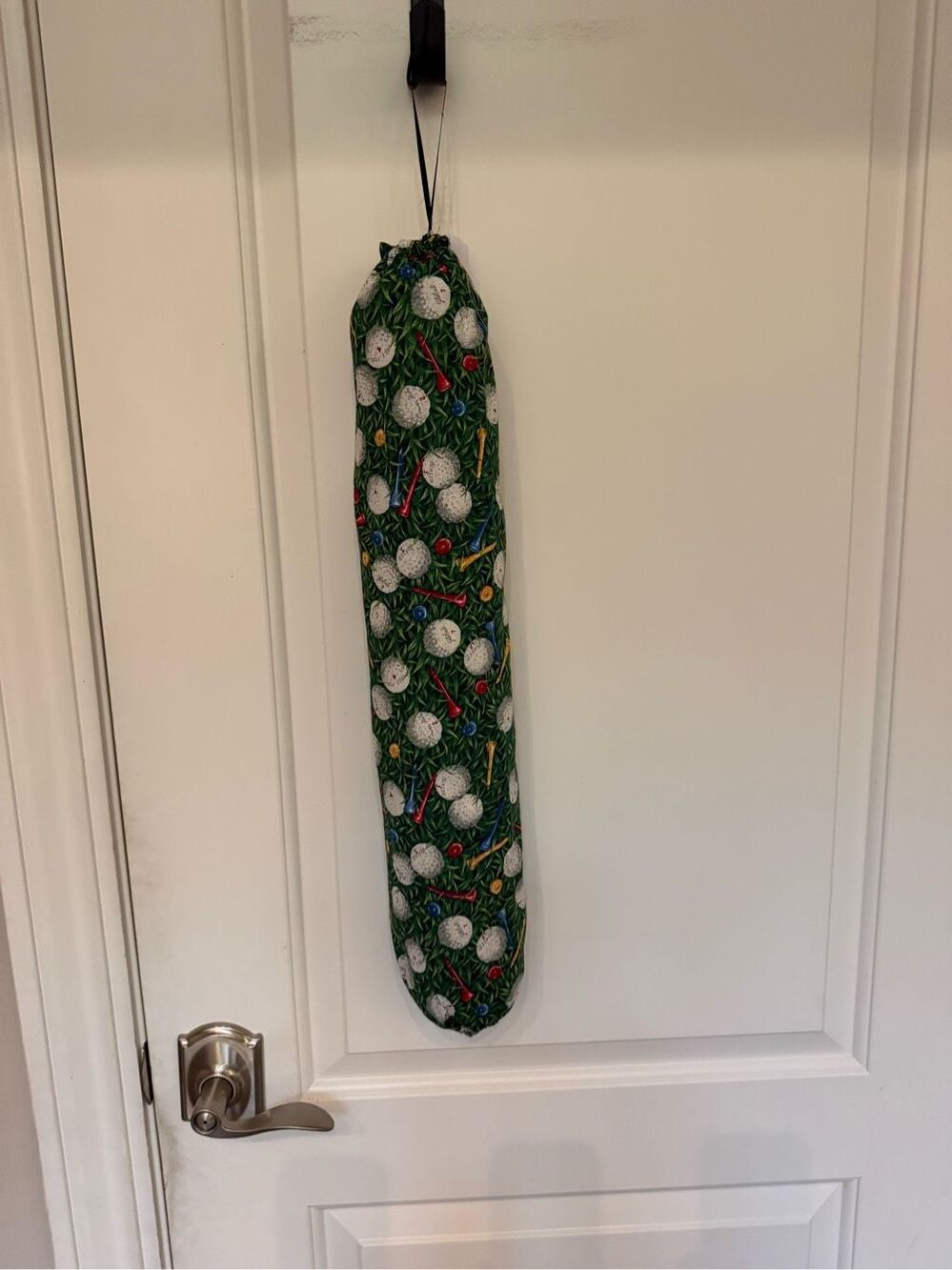 Handmade Plastic Bag Holder-Golf